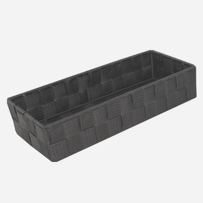 Compactor TEX košík L Úložný organizér do zásuvky 30 x 12 x 7 cm šedý