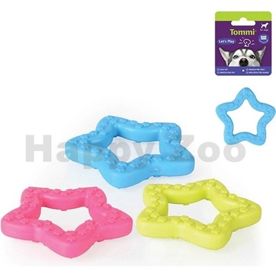 Tommi guma TPR hvězdička 8,5 cm MIX BAREV