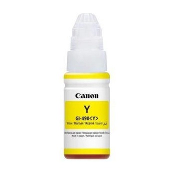 Canon Мастило Canon GI-490 Y, Жълт, 0666C001AA
