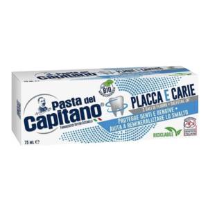 Capitano Placca Pasta del Capitano Placca e Carie против зъбна плака и кариес с БИО мента 75 мл