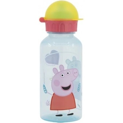 STOR Plastová fľaša Peppa Pig 370 ml
