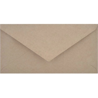 Paper Design Obálka DL kraft s proužky - 190783