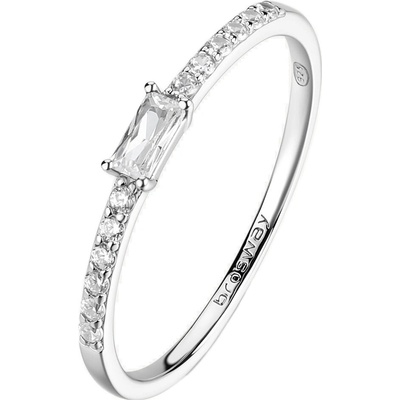 Brosway strieborný prsteň so zirkónmi Fancy Infinite White FIW167