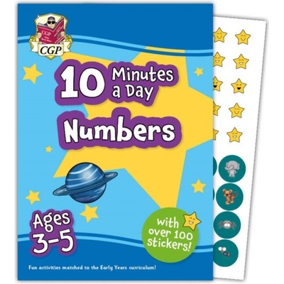 10 Minutes a Day Numbers for Ages 3-5 (with reward stickers) (CGP Books)(Paperback / softback)