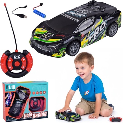 Tomido RC auto na dálkové ovládání Sportovní s podsvícenou karoserií 1:18