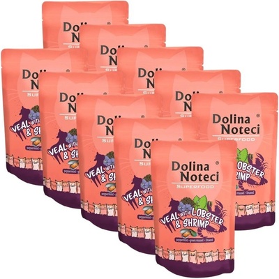 Dolina Noteci Superfood Cat Veal with Lobster & Shrimp 10 x 85 g