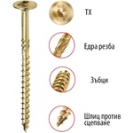 MMS Винт Tornado EVO 8x200 мм 50 бр. MMS