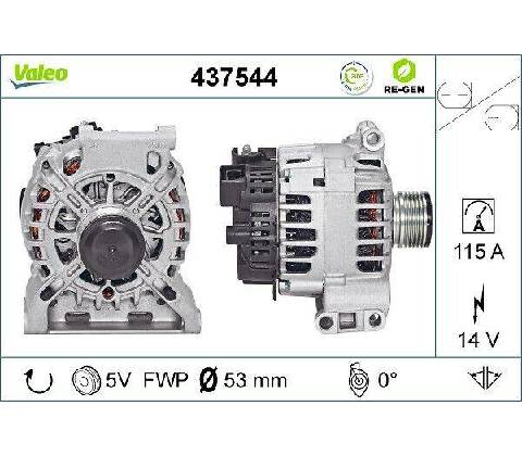 Generátor VALEO 437544