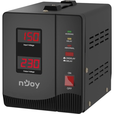 NJOY Стабилизатор на напрежение 2000VA/1200W, Alvis 2000 (AVRL-20002AL-CS01B)