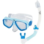 Speedo adventure mask + snorkel set бяло/син