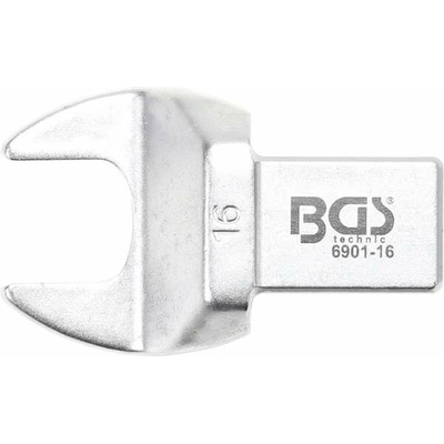 BGS Technic Nástrčný plochý otevřený klíč 16 mm s upnutím 14x18 mm BGS 6901-16