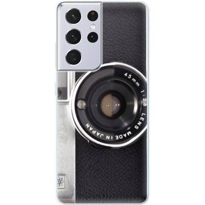 Pouzdro iSaprio - Vintage Camera 01 Samsung Galaxy S21 Ultra 5G