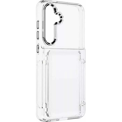 FORCELL F-PROTECT Crystal Pocket Samsung Galaxy S24 Plus čiré se slotem na platební kartu – Zboží Mobilmania