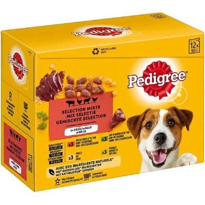 Pedigree 12ks kapsička adult krabice v želé dog 100 g