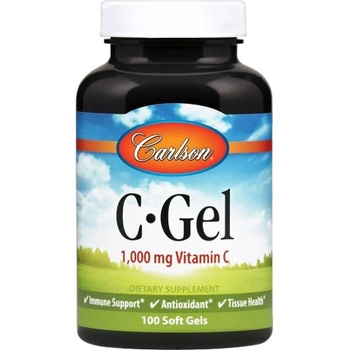 Image 1 of Carlson Labs C-Gel 1000 mg | Vitamin C [100 Гел капсули]