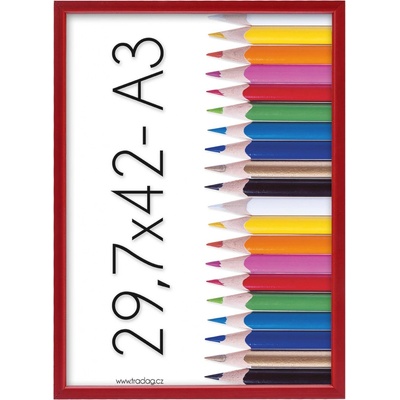 Tradag Rámeček Polaris červený 29,7x42 - A3 – Zboží Živě