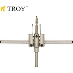 TROY Регулируем резец за кръгли отвори (40-200mm) (T 27402)