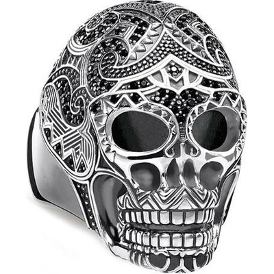 Thomas Sabo Prsten Maorská lebka TR2132 643 11 Sterling silver blac