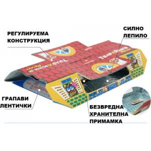 Япония Еко Капан къщичка с лепило за Хлебарки - 1 бр. , Япония (4009-911)