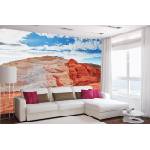 DIMEX ART Самозалепваща се флизелинова фототапета долина на огъня 375 x 250 см