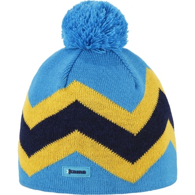 Kama pletená merino čepice A179 tyrkysová