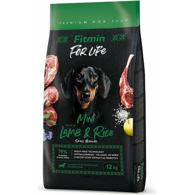 Fitmin dog For Life Adult mini Lamb & Rice 12 kg