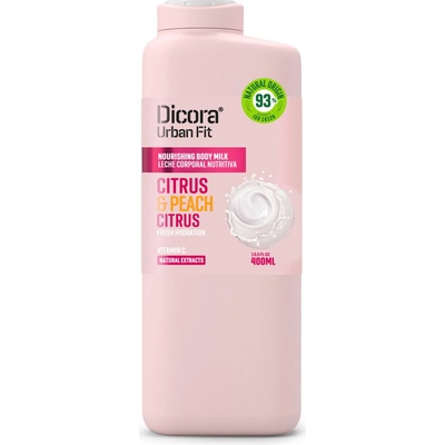 Dicora Urban Fit Vitamin C Citrics & Peach telové mlieko 400 ml