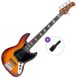 SIRE Marcus Miller V5R Alder-5 Basic SET Tobacco Sunburst 5-струнна бас китара