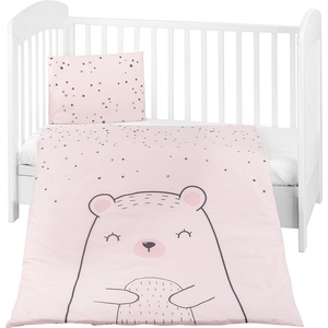 KikkaBoo Бебешки спален комплект Kikkaboo - Bear with me, 5 части, Pink (41101050060)