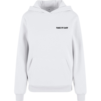 Mister Tee Суичър Take It Easy Flowers Ladies Fluffy Hoody white XXLUB-MST370-00220 - Камуфлаж, размер L