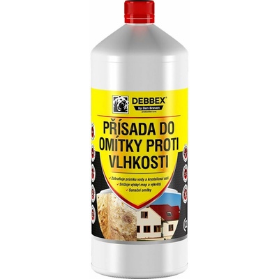Den Braven Zušlechťovací přísada do omítek proti vlhkosti, 1 l 57619Q