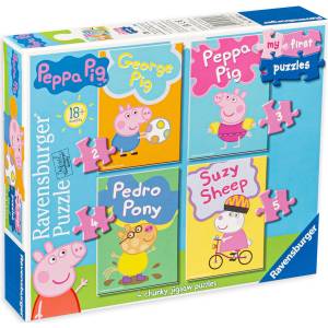 Ravensburger Пъзел Ravensburger 4 в 1 - Прасенцето Пепа (06960) - baby