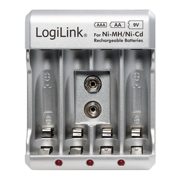 Logilink Зарядно за батерии LogiLink сиво (PA0168) (PA0168) (PA0168)