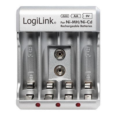 Logilink Зарядно за батерии LogiLink сиво (PA0168) (PA0168) (PA0168)