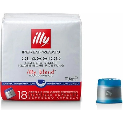 Illy Classico Lungo iperEspresso kapsule 18 kusov