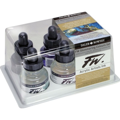 Daler Rowney Acrylic Inks Комплект акрилни мастила 6 x 29.5 ml 1 бр (160110006)