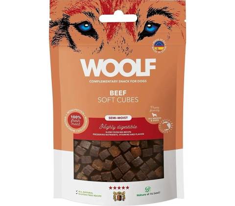Woolf Soft Cubes Beef 100 g