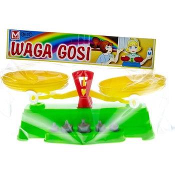 LAMPS Plastová Váha Gosia žlutá