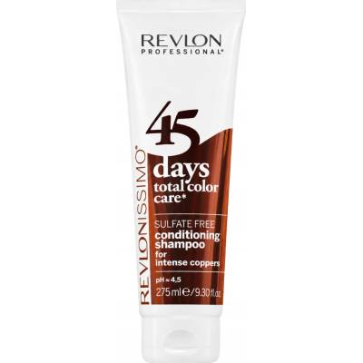 Revlon 45 days total color care Shampoo & Conditioner 2in1 a kondicionér pro intenzivní měděné odstíny 275 ml