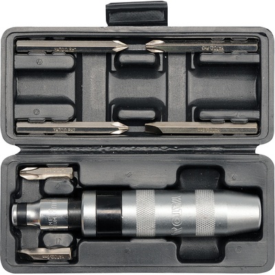 Šroubovák úderový 1/2" s bity 7ks YT-2802 YATO – Sleviste.cz