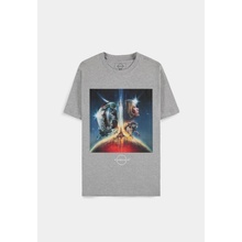 Starfield Box Art Men's Short Sleeved T-Shirt grey