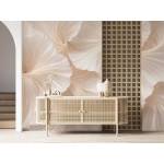 Art Gift Decor Фототапет Ефирни бежови форми с 3d Ефект