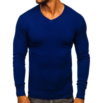 Bolf pánsky sveter s Včkom YY03 modrý