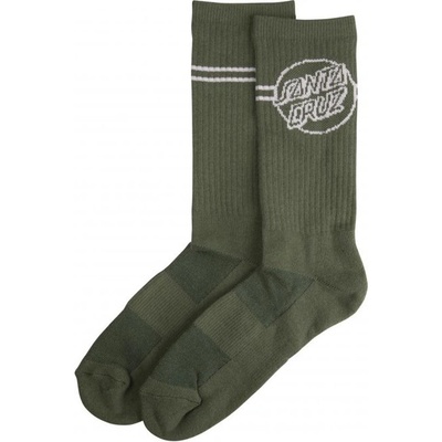 SANTA CRUZ Opus Dot Stripes Sock Vintage Ivy VINTAGE IVY