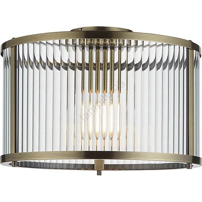 Endon Lighting 106265 - Таванно осветително тяло RIDGETON 1xE27/10W/230V, месинг (EN0226)
