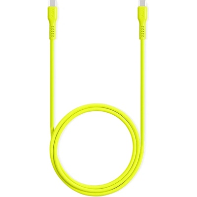 Кабел ttec - Data, USB-C/USB-C, 1, 2 m, Neon Yellow (8694470827988)
