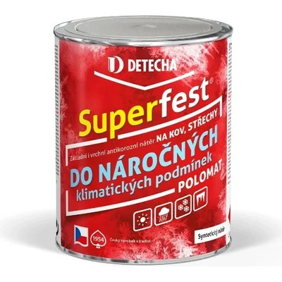 DETECHA Superfest - farba 2v1 na strechy - hnedý - 20 kg