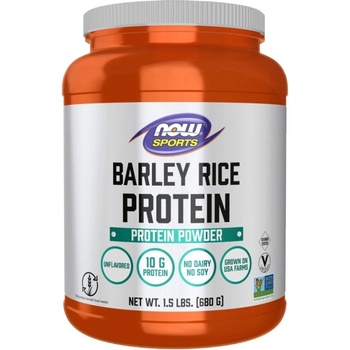 NOW Barley Rice Protein Powder [680 грама] Неовкусен