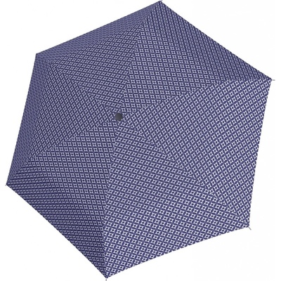 Doppler Carbonsteel Mini Slim Minimals dámský skládací deštník modrý