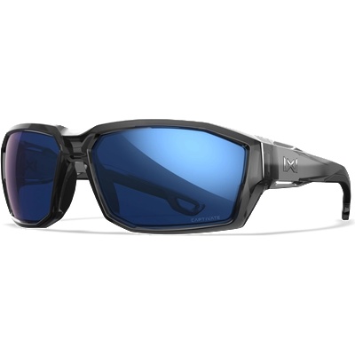 Wiley X Alpine слънчеви очила, Gloss Crystal Grey / CAPTIVATE Polarized Blue Mirror (ACALP09)
